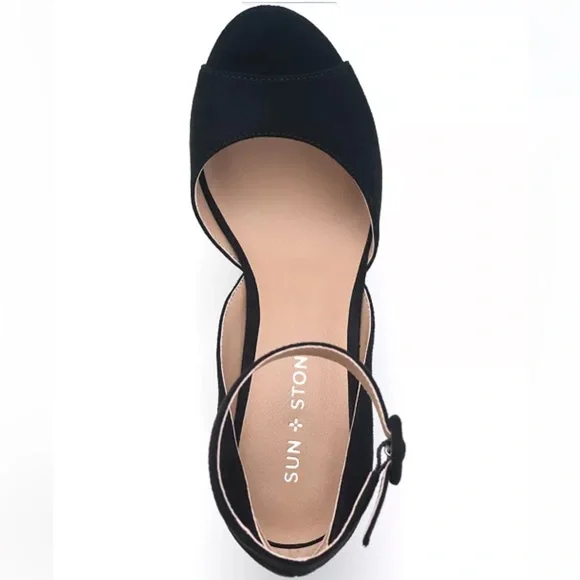 Sun & Stone Peep toe block heel - Picture 5 of 5
